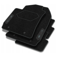 Velurové koberce CarbonBlack pro Nissan Pathfinder III R51 2010-2014 po lif