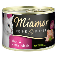 MIAMOR Feine Filets Naturelle, tuňák a krabí maso 12 × 156 g