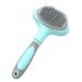 Nuxie 2706 Samočistící kartáč na psy a kočky Hair Brush zelený