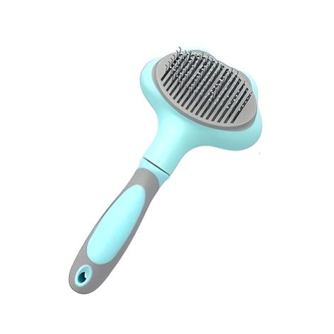 Nuxie 2706 Samočistící kartáč na psy a kočky Hair Brush zelený