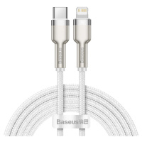 Kabel USB-C na Lightning Baseus Cafule, PD, 20W, 2m (bílý)