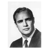 Fotografie Londres, 20/04/1966. Portrait de l'acteur americain Marlon Brando., 30 × 40 cm