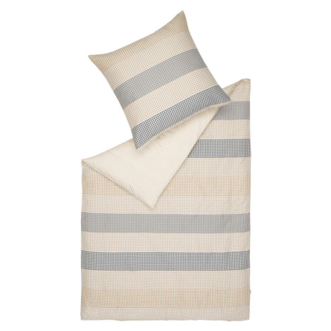 Esprit OBOUSTRANNÉ POVLEČENÍ, satén, krémová, vícebarevná, světle šedá, béžová cm