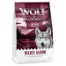 Wolf of Wilderness granule, 4 x 1 kg - 3 + 1 kg zdarma - "Velvet Gloom" krocan & pstruh - bez ob