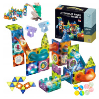 Velké Stavebnice Konstrukční Magnetic Tiles 75 El. Vzdělávání