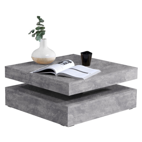 Konferenční stolek ANAKIN, světle šedý beton, 5 let záruka DOPRODEJ Forte