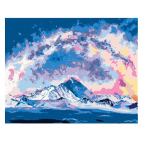 Mount Everest pod mléčnou dráhou, 80×100 cm, bez rámu a bez vypnutí plátna