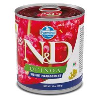 N&D Quinoa Weight Management Lamb & Brocolli pro psy 285 g