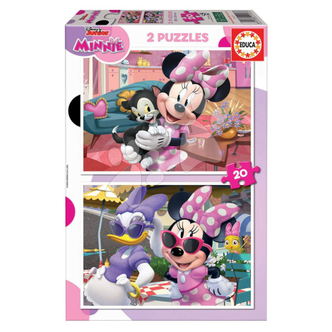 Puzzle Minnie Disney Educa 2 x 20 dílků