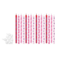 Tescoma Dortové svíčky DELÍCIA KIDS 12 cm, 16 ks 630990 (růžová) - Tescoma