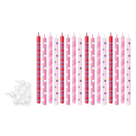 Tescoma Dortové svíčky DELÍCIA KIDS 12 cm, 16 ks 630990 (růžová) - Tescoma