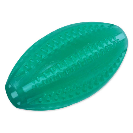 Míček Dog Fantasy Dental Mint rugby zelený 9cm