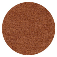 Ayyildiz koberce Kusový koberec Life Shaggy 1500 terra kruh - 160x160 (průměr) kruh cm