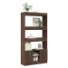 vidaXL Skříň highboard hnědý dub 92 x 33 x 180 cm kompozitní dřevo