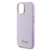 Zadní kryt Guess PU Glitter Full Wrapped pro Apple iPhone 15, lilac