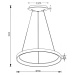 Light Impressions Deko-Light závěsné svítidlo Merope 800 mm, 60,0 W, 3000/4000 K, kávová 220-240