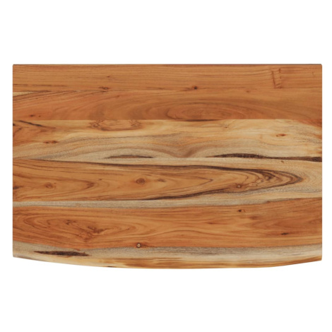 vidaXL Nástěnná police 50x30x2,5 cm obdélník masivní akácie živá hrana