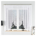 Dekorační oblouková krátká záclona na žabky EWELINA 160 bílá 300x160 cm MyBestHome