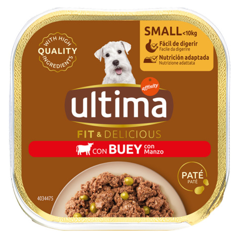Ultima Fit & Delicious Paté Mini pro psy 22 × 150 g - hovězí Affinity Ultima