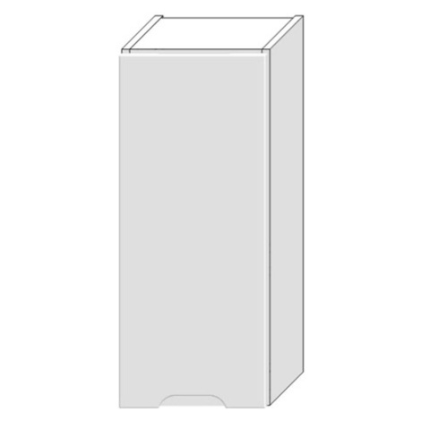 Kuchyňská skříňka Zoya W30 Pl bílý puntík/bílá BAUMAX