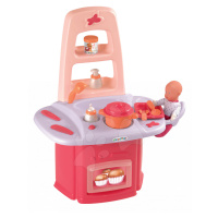 Écoiffier dětský přebalovací stolek s kuchyňkou Nursery 2870 růžovo-bílý