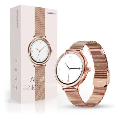 Hodinky ALIGATOR Smart Watch Grace Milan růžové zlaté