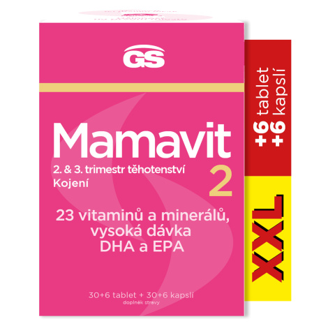 GS Mamavit 2 Těhotenství a kojení 30+6 tablet a 30+6 kapslí Green Swan