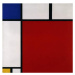 Mondrian, Piet - Obrazová reprodukce Composition with Red, Blue and Yellow, 1930, (40 x 40 cm)