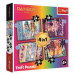 Trefl Puzzle Rainbow High: Módní panenky 4v1 (35,48,54,70 dílků)