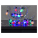 Barevný světelný LED řetěz Star Trading Dew Drops, délka 2,85 m