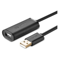 Ugreen Aktivní prodlužovací kabel USB 2.0 480 Mb/s 10 m černý (US121 10321)