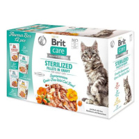 Kapsičky BRIT Care Cat Flavour box Sterilized Fillet in Gravy 4 x 3 ks 1020 g