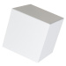 Sada 2 moderních nástěnných svítidel bílá - Cube