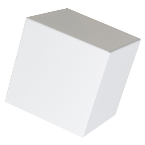 Sada 2 moderních nástěnných svítidel bílá - Cube QAZQA