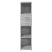 vidaXL Skříň highboard betonově šedá 30x42,5x124 cm kompozitní dřevo