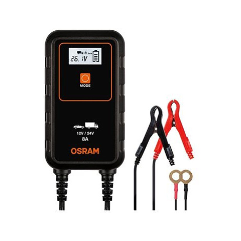 OSRAM Chytrá 8A nabíječka baterií 12V, 24V