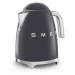 Rychlovarná konvice Smeg 50's style KLF03GREU / 2400 W / 1,7 l / šedá Varianta: ivi1