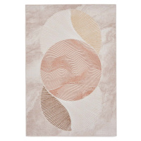 Růžovo-krémový koberec 120x170 cm Creation – Think Rugs