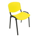 Konferenční plastová židle ISO Černá