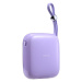 Joyroom Jelly Series JR-L002 powerbanka 10000mAh 22,5W se zabudovaným kabelem USB-C Fialová