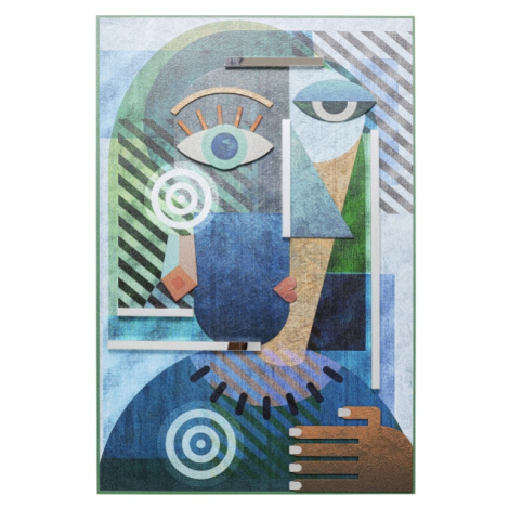 KARE Design Zarámovaný obraz Geometric Woman 100x150cm