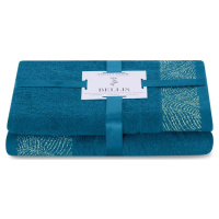 Tmavě modré froté bavlněné ručníky a osušky v sadě 2 ks Bellis – AmeliaHome