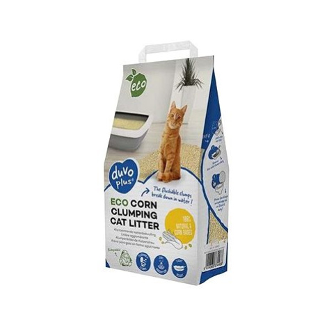 DUVO + Eco hrudkující podestýlka pro kočky z kukuřice 3,5kg DUVO+