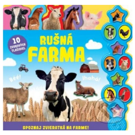 Rušná farma - 10 zvukových tlačidiel - Hannah Campling - kniha z kategorie Naučné knihy