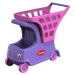 DOLONI - Dětské auto s košíkem růžové