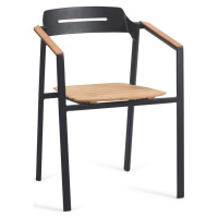 Černá kovová zahradní židle Icon – Diphano