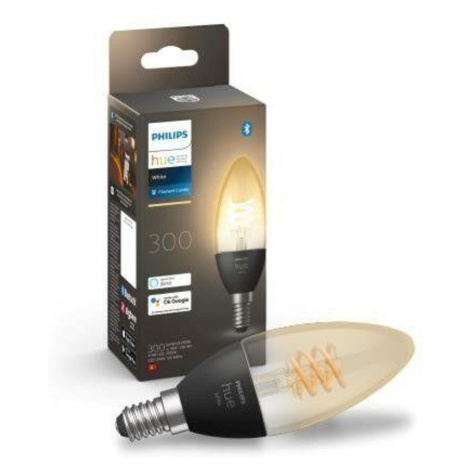 PHILIPS HUE Hue Bluetooth LED White filamentová žárovka Philips svíčka 8719514302235 E14 4,5W 30