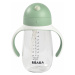 BEABA - Hrnek s brčkem 300ml Sage Green