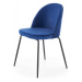 HALMAR Designová židle Zyonne tmavě modrá