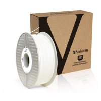 VERBATIM 3D Printer Filament ABS 1.75mm, 404m, 1kg white